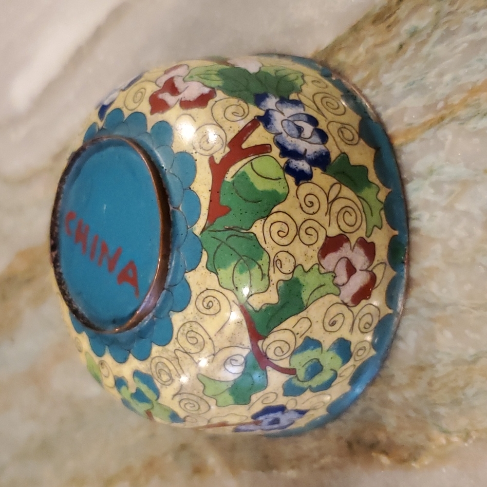 Vintage Cloisonne Bowl - Picture 7 of 11